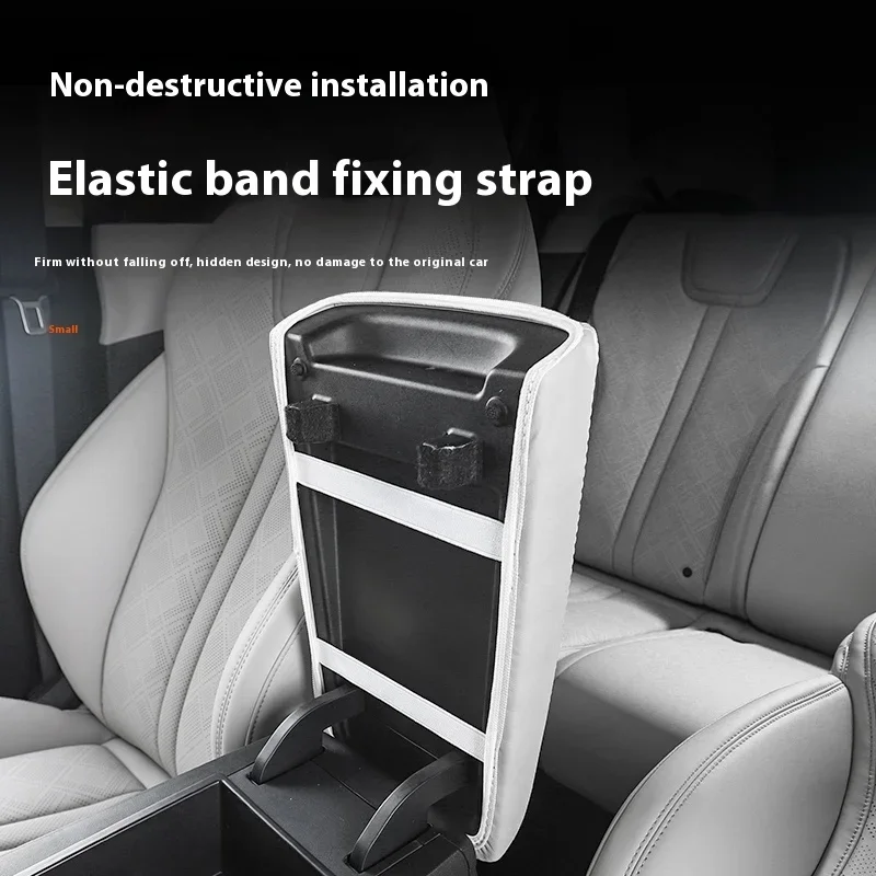 For BYD Yuan UP Interior Armrest Box Protection Special Gear Adjuster Leather Pad Dust Proof Modification Car Accessories