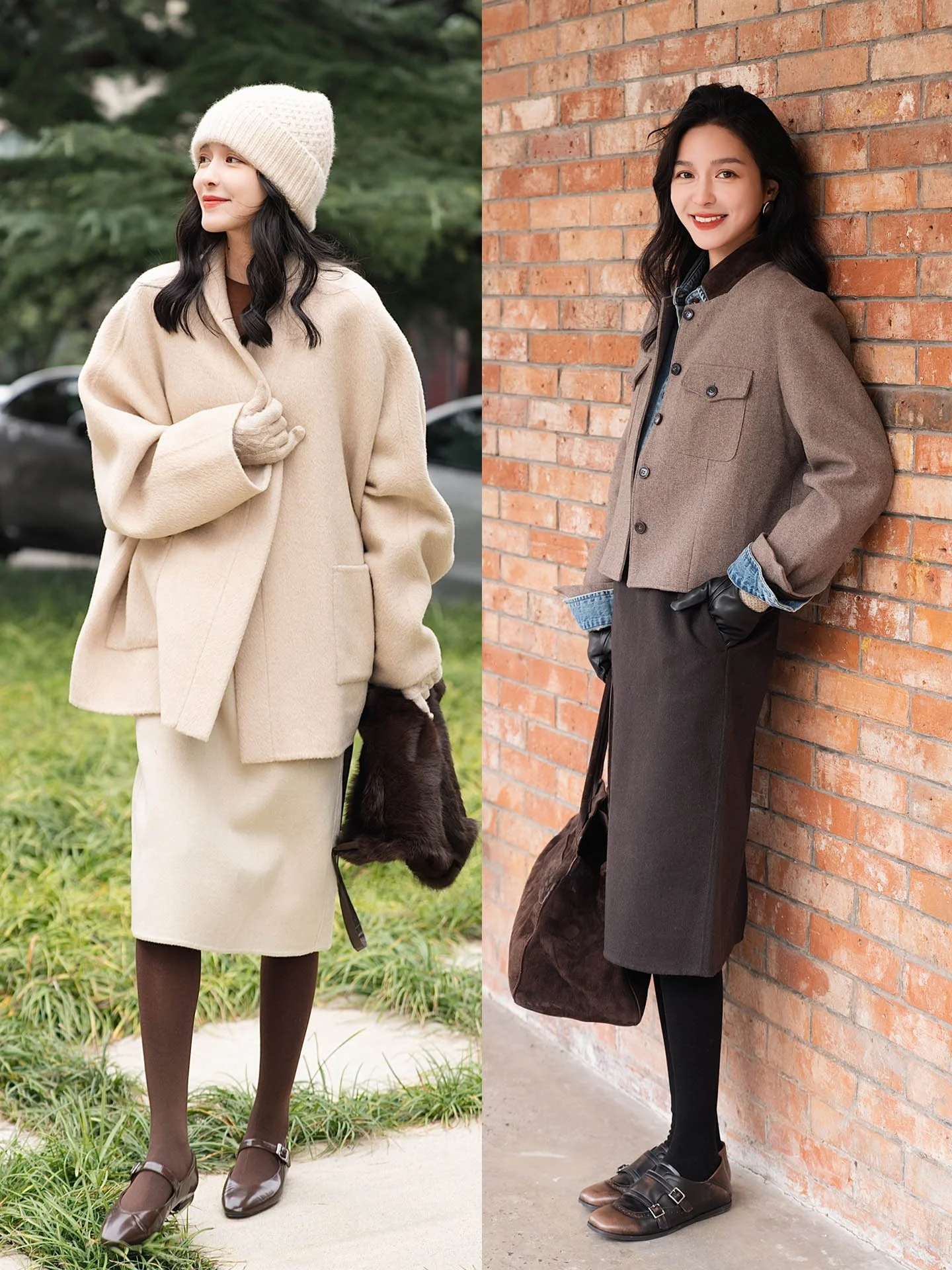 

Элегантная двусторонняя шерстяная юбка из альпаки, универсальная модель Sli 507 с идеальным кроем (дизайн «Слоны и Жирафы»)