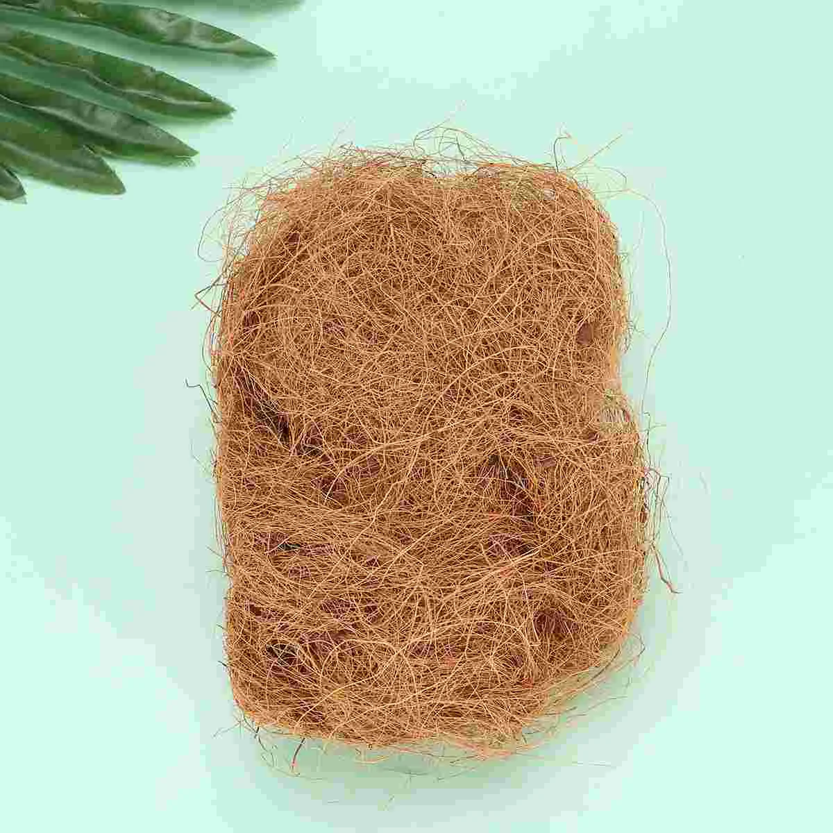 1pc Flowerpot Potted Plants Coconut Mulch Cover Pot Coir Mat Flowerpot for Garden Coconut Mulch Pot Coconut Fibre Pot