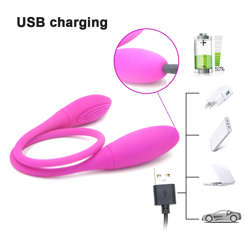 Sex Toys For Adult Double Egg Head Motor Clitoris Stimulator For Couple Powerful G Spot Vibrator Vibrating Vagina Intimate Goods