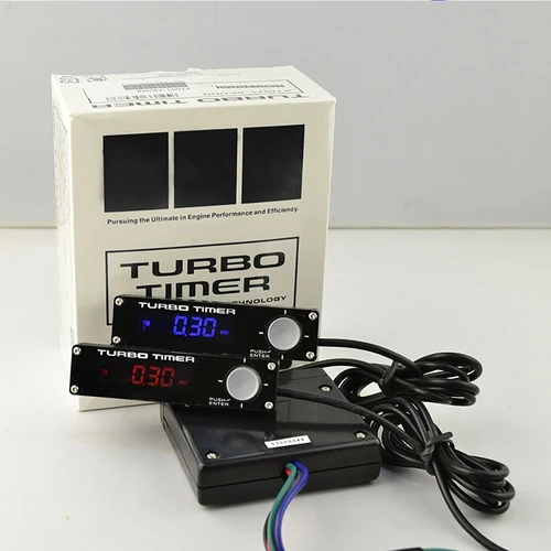 Universal-temporizador Turbo para coche con pantalla Digital LED, controlador de retardo de 12V, temporizador Turbo electrónico tipo 0, accesorios para coche