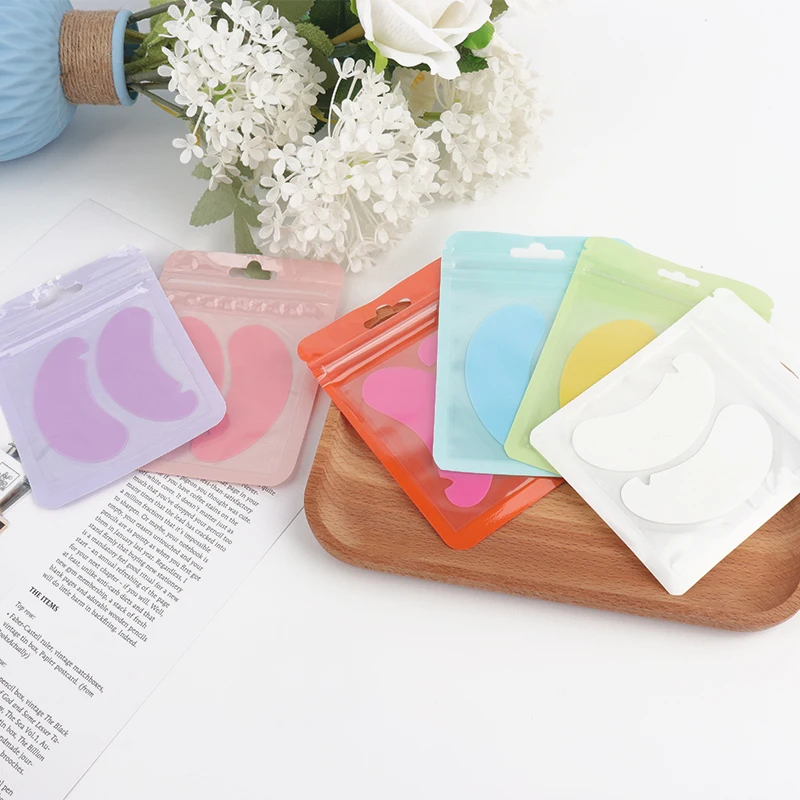 1 Pair New Reusable Eye Pads Silicone Stripe Lash Lift Eyelash Extension Hydrogel Patches Under Eye Gel Patch Makeup Tools