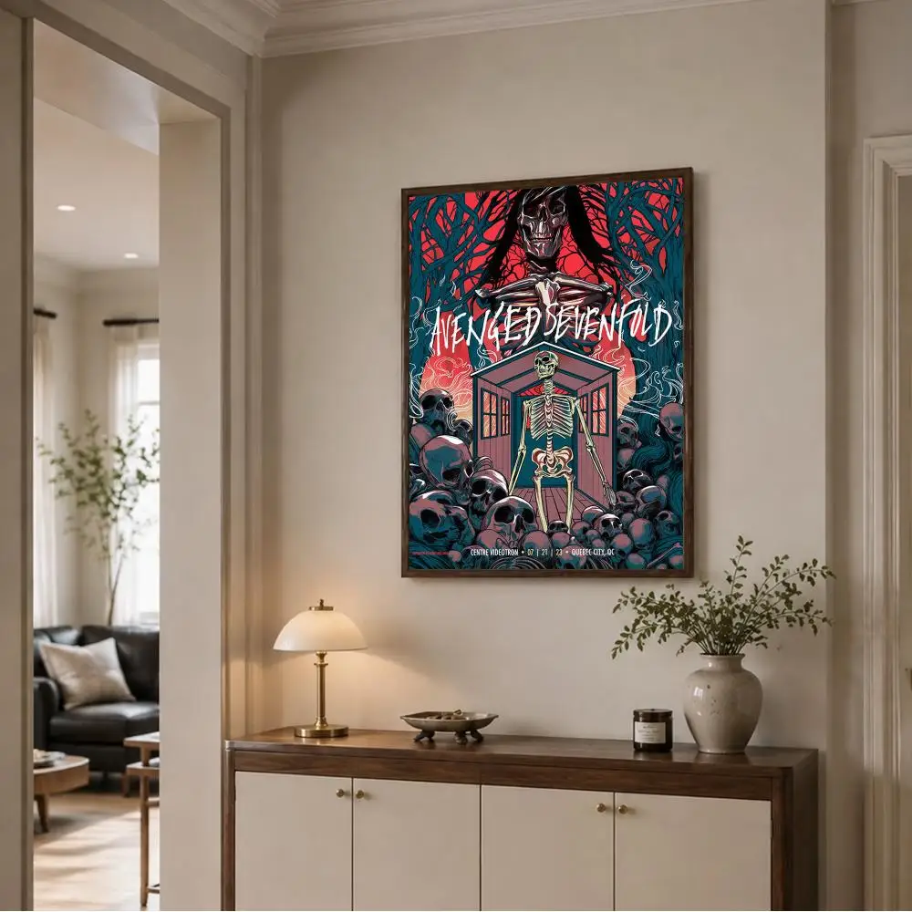 Intense Metal Band A-Avenged Sevenfold Poster Wall Decor for Young Collectors, Indoor and Outdoor Decor