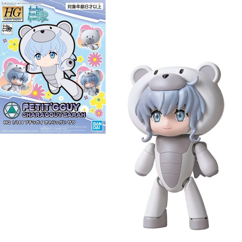 Bandai Echt GUNDAM HGPG Serie CHARAGGUY SARAH Anime Action Figure Model Assemblage Speelgoed Collectible Model Cadeaus Voor Kinderen