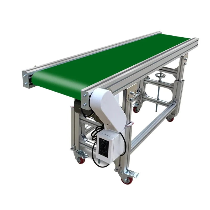 

Conveyor belt assembly line, conveyor, aluminum profile feeder, sorting, climbing, high temperature resistant belt conveyor