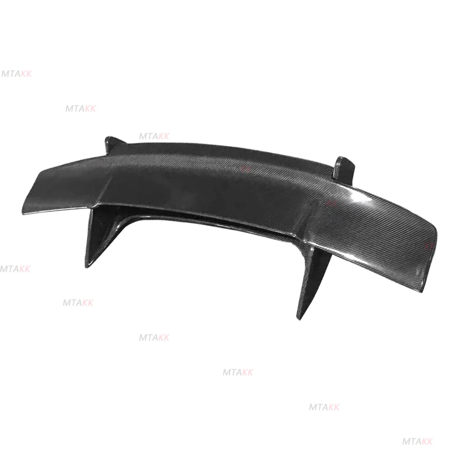 GT Style Real Carbon Fiber Rear Trunk Spoiler Wing Lip for Ford Mustang 2015-2022 Rear Trunk Spoiler Wing Car Accessories FRP 4