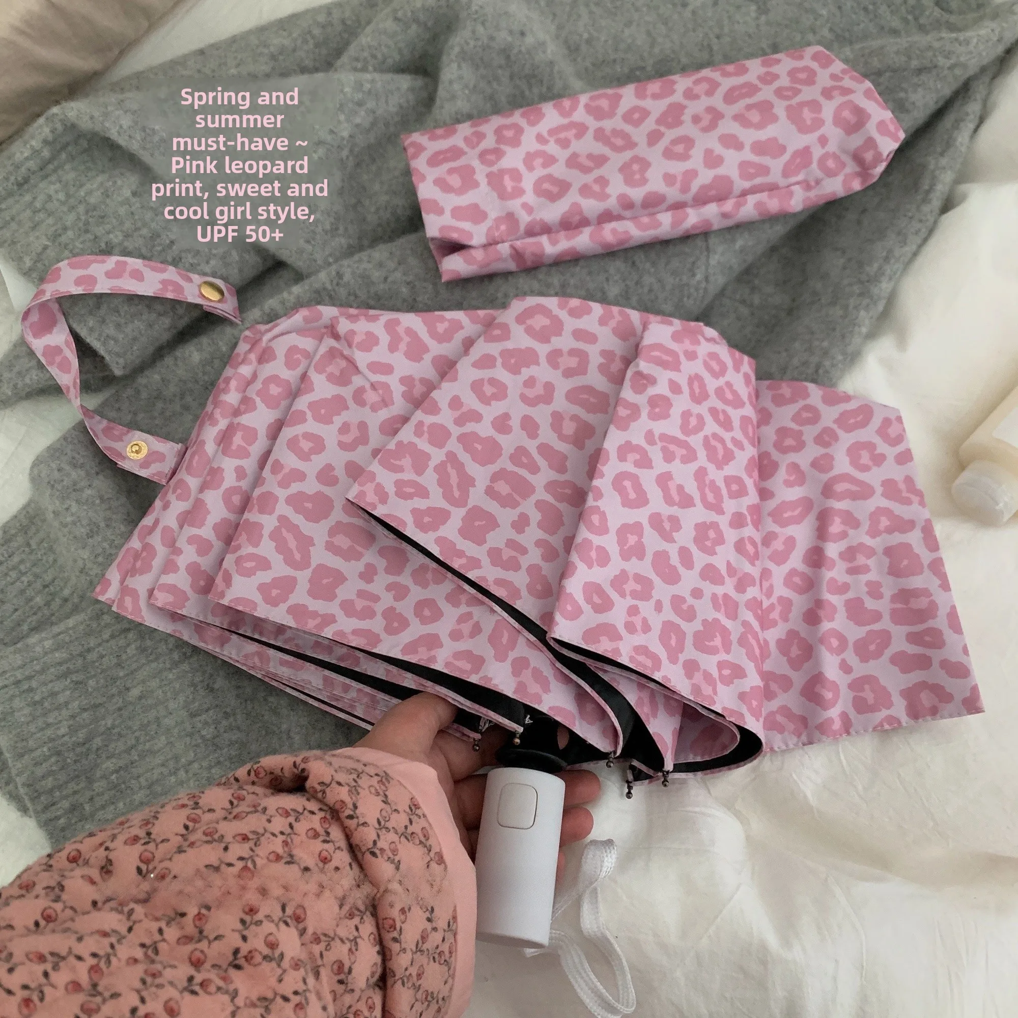 

Автоматический зонт от солнца и дождя с леопардовым принтом, стильный, для фотосессий, подходит для взрослых, для домашнего использования