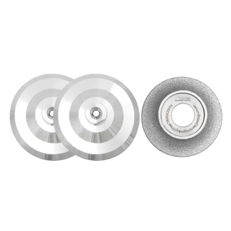 

5 Inch Backer Pad or Backing pad of Aluminum Body with 5/8-Inch-11 Thread for Diamond Pads 2-Pack