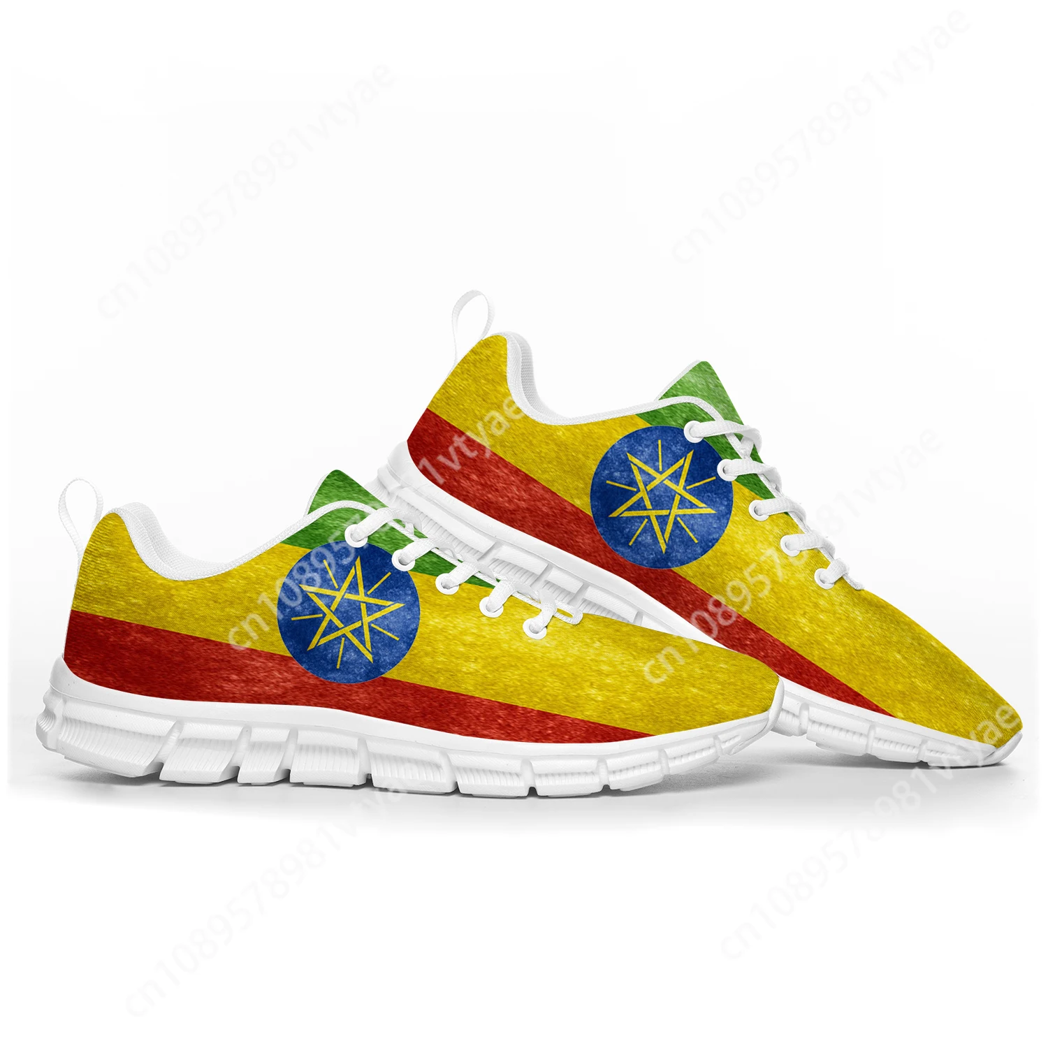 Ethiopian Flag Sports Shoes Mens Womens Teenager Kids Children Sneakers Ethiopia Casual Custom High Quality Couple Shoes