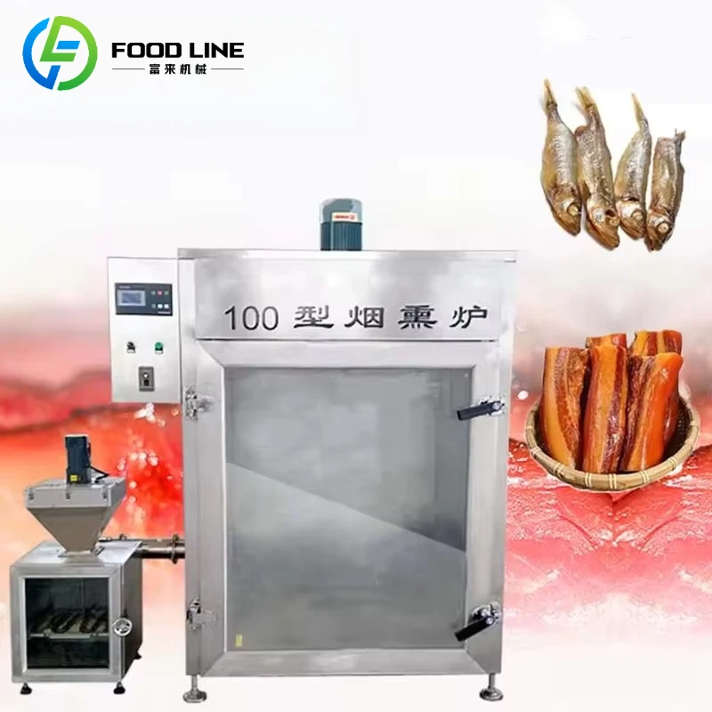 

Автоматическая коптильная машина с интеллектуальным управлением для обработки мяса, птицы и морепродуктов