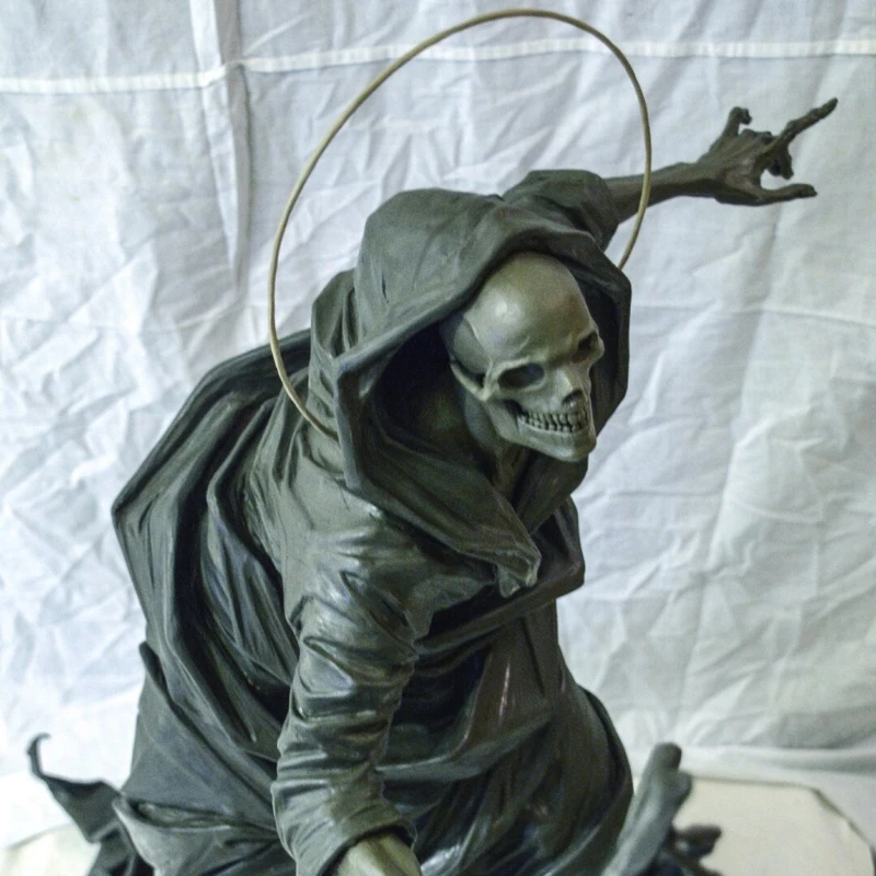 Horror Death Skeleton Resin Statue Home Garden Decor Halloween Party Presents