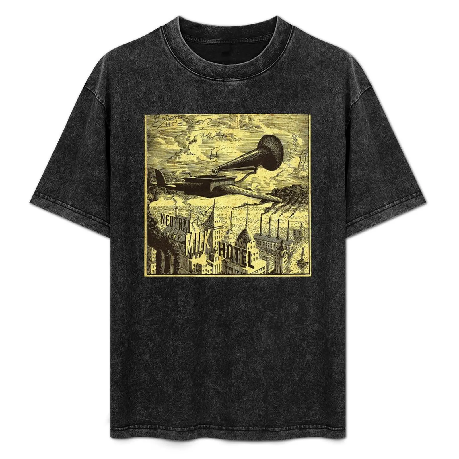 

Vintage Aviation T-Shirt blue archive quick-drying mens graphic t-shirts