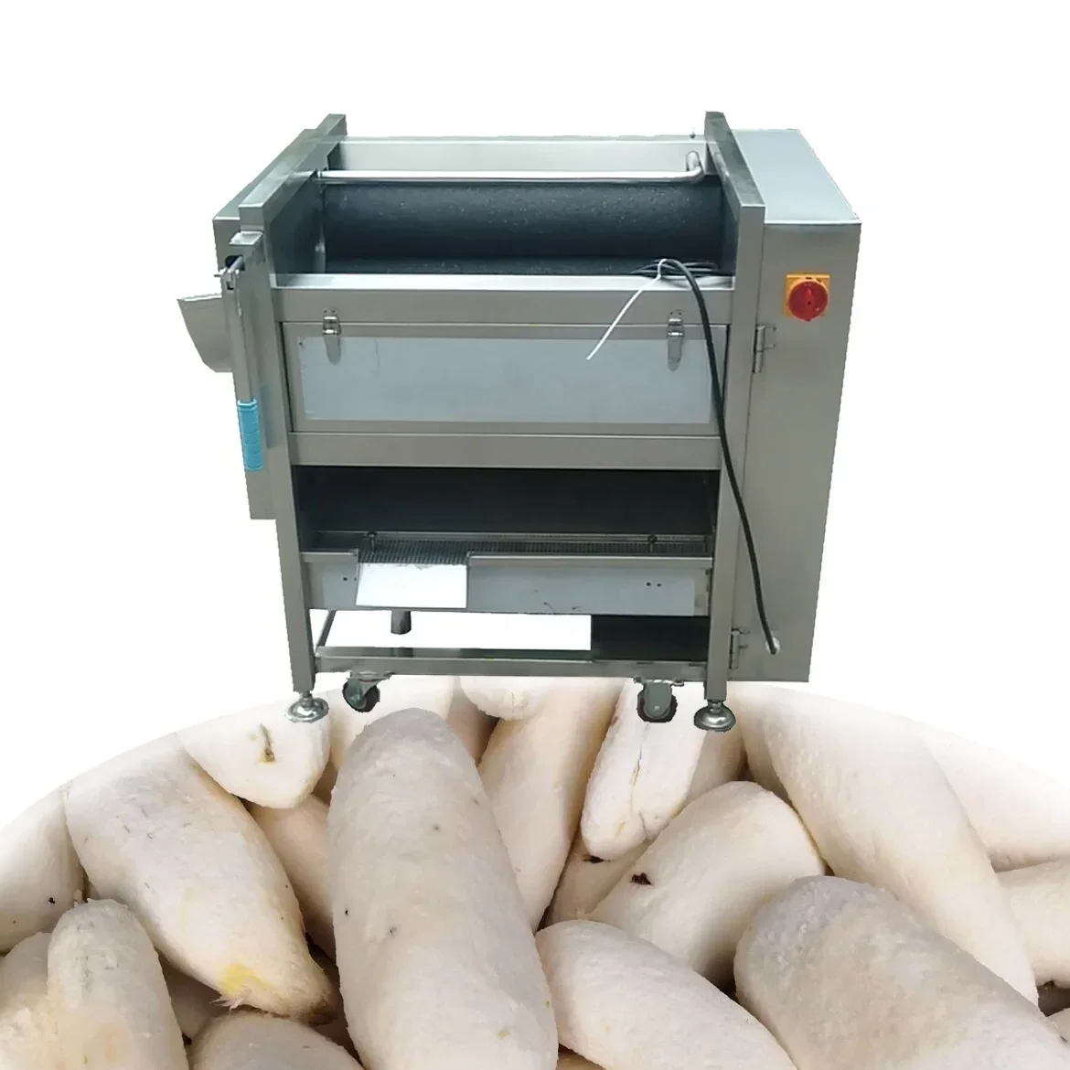 Electric Stainless Steel Tapioca Manioc Mandioca Cassava peeler Grater Slicer Cassava Slicing Chipping Grating Machine