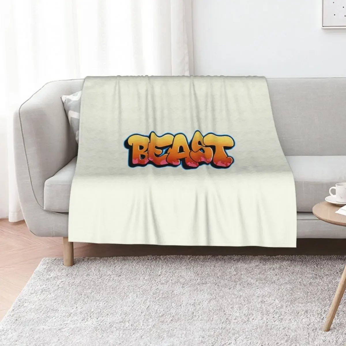 

BEAST DESIGN Throw Blanket Multi-Purpose Thermals For Travel decorative Furrys Blankets