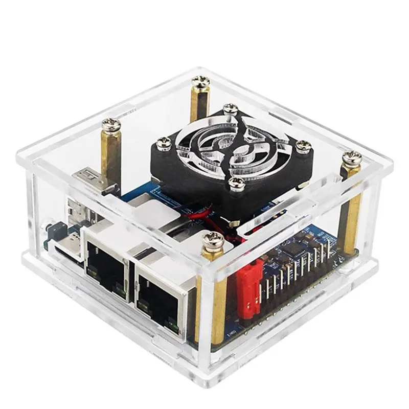 capa-protetora-de-acrilico-com-cooler-para-placa-orange-pi-r1-plus-mais-vendida