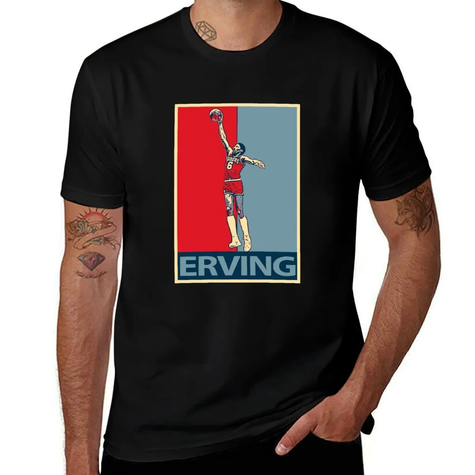 

Julius Dr j Erving T-Shirt graphic t shirts for man t shirts for man graphic funny T-Shirt