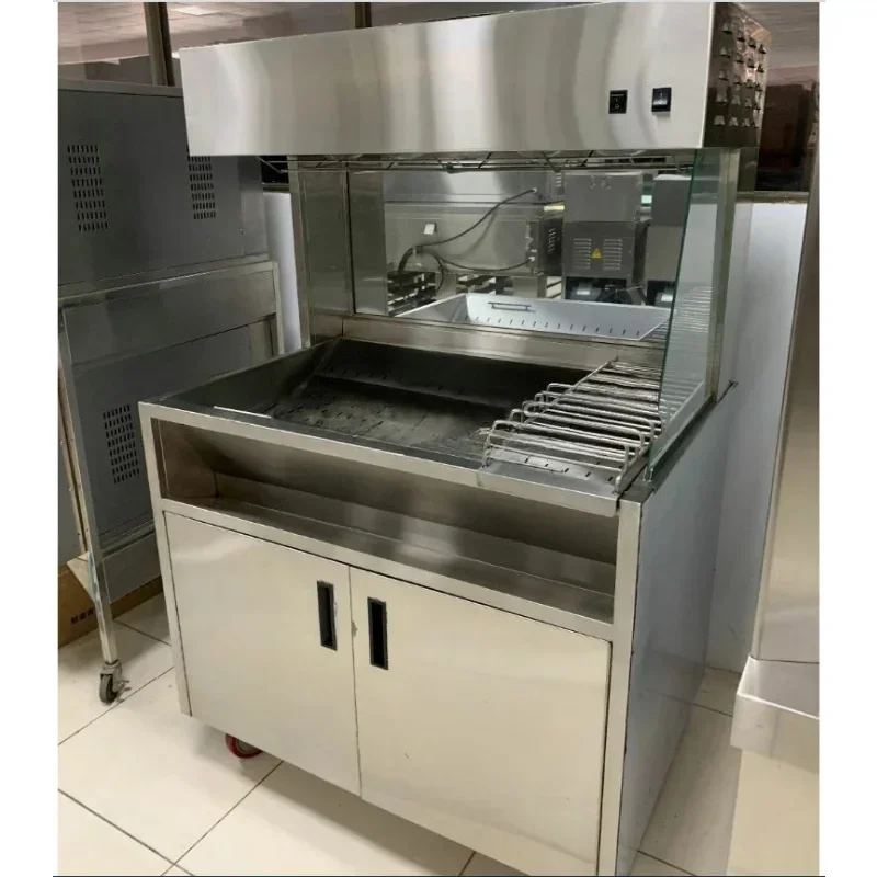 304 Stainless Steel Food Warmer Showcase Display/warmer Showcase
