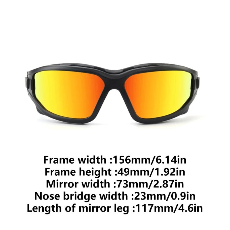 High Performances Sport Sun Glasses Safe Unisex Eyewear Windproof Lens Polarized Sports Sunglasses Unisex Cycling Glass image 6