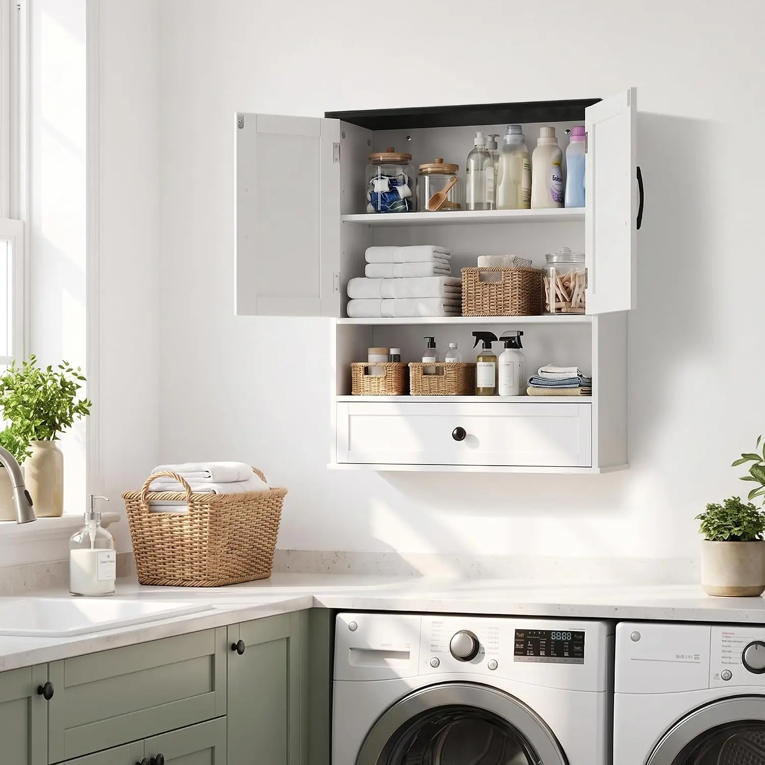 Farmhouse Wall Cabinet 24