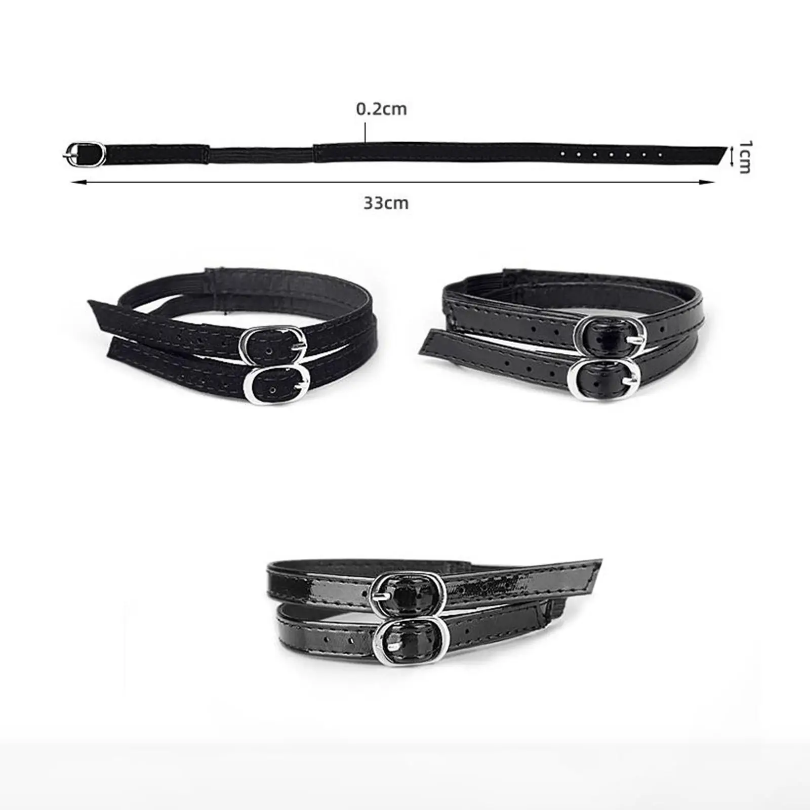 Girl Elastic Transparent Shoe Straps Detachable Shoelace Bands for Women Heels Cushion Inserts Replacement Kit