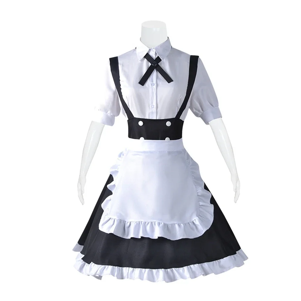 

Unisex Anime Cos Nanakusa Nazuna Cosplay Costumes Halloween Christmas Maid Uniform Suits