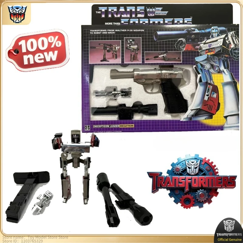 الأصلي في المخزون محول G1 Megatron KO ستوديو سلسلة خالية من الغراء المنقولة التجمع نموذج نموذج اللعب جمع الهوايات هدية #1