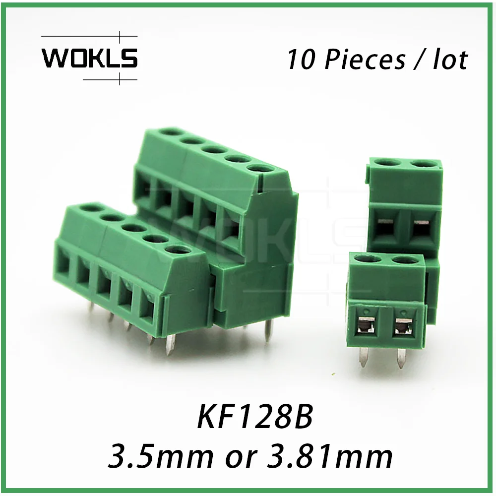 10 قطعة/الوحدة 3.5/3.81 مللي متر المسمار محطة كتلة MKKDS1/ 3.81 3.5 DG381B EK350V4L EK381V4L KF128B