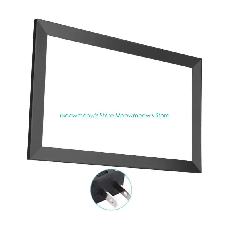 W91A 15.6inch Interactives Photo Frame Mobile App Integration Daily Agendas Viewer Black