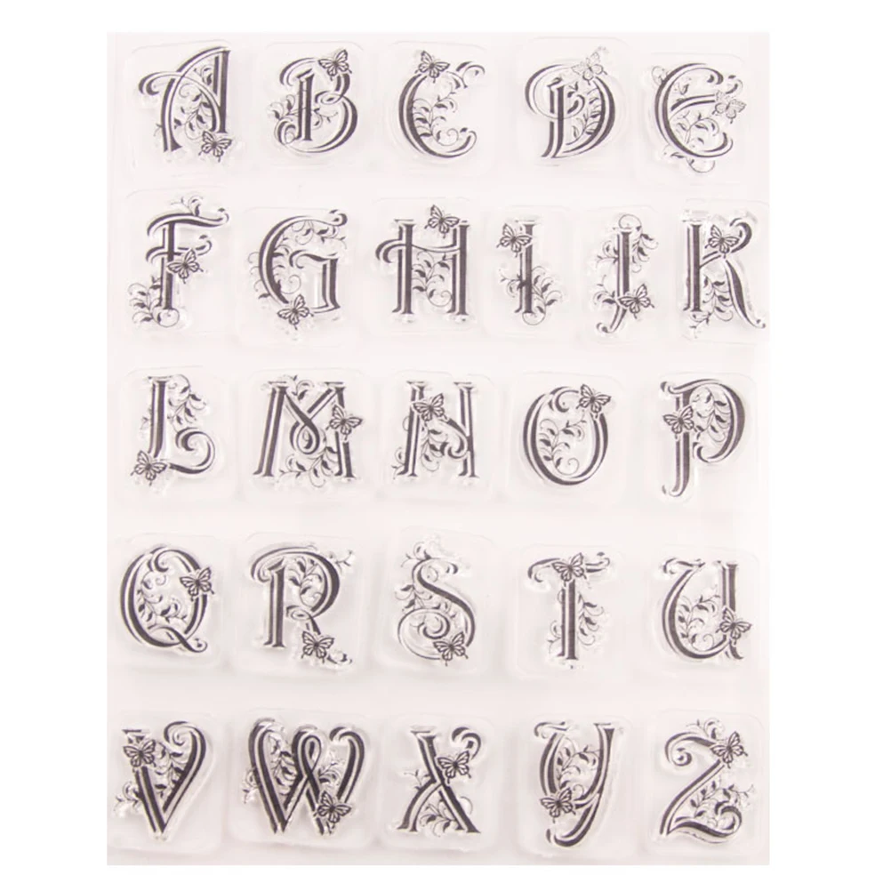 

Silicone Stamps Transparent TPR Material Clear Stamping Seals Reusable Craft Projects DIY Gifts Scrapbooking Tools