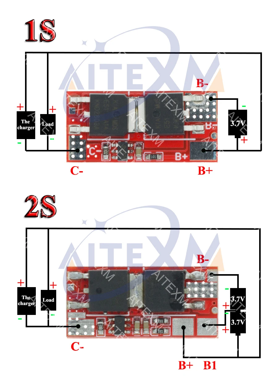 BMS 1S 2S 10A 3S 4S 5S 25A Bms 18650 Li-ion Lipo Lithium Battery Protection Circuit Board Module Pcb Pcm 18650 Lipo Bms Charger