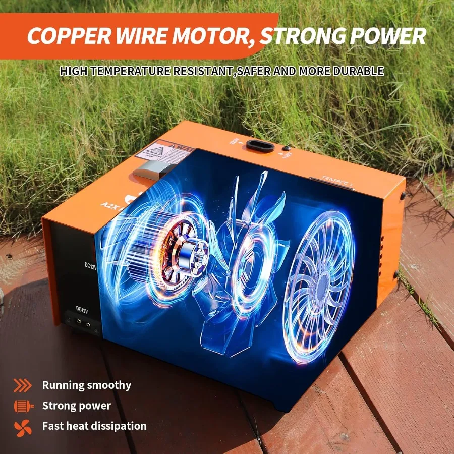 ضاغط هواء PCP مطور مع زر واحد للبدء ووظيفة التوقف التلقائي تصميم محمول لارتفاع 4500 رطل لكل بوصة مربعة 30 ميجا باسكال #6