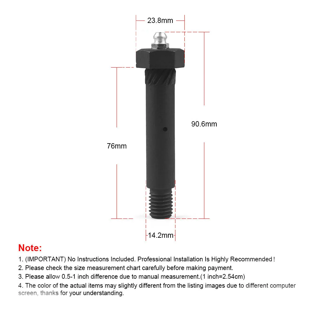 1 parafuso de mola graível dos pces para manter as suspensões do reboque lubrificado para montar molas do eixo do estilo do olho duplo ou chinelo