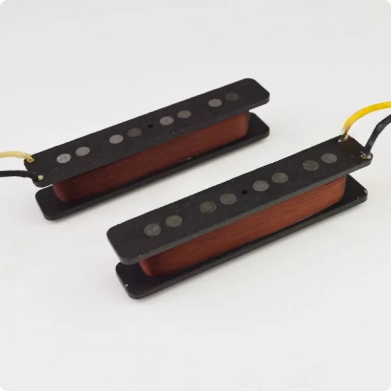 

Сделанные вручную басовые звукосниматели Alnico 5, винтажные звукосниматели для бас-гитары в стиле джаз 1975 года
