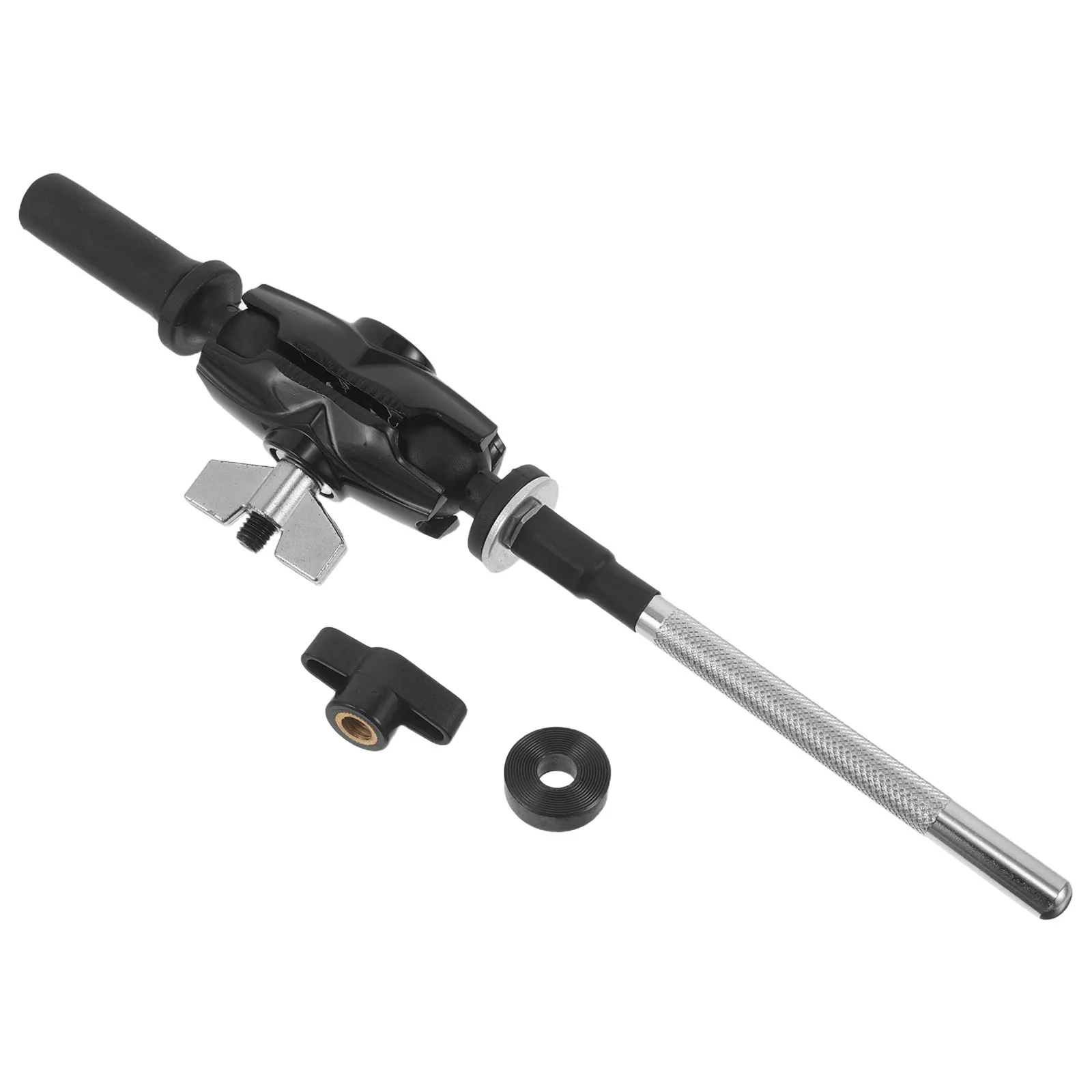 Drum Cowbell Holder Clamp Electronic Drum Rack Mount Bracket Adjustable 360 Degree Rotation Rack Clamp for Percussion