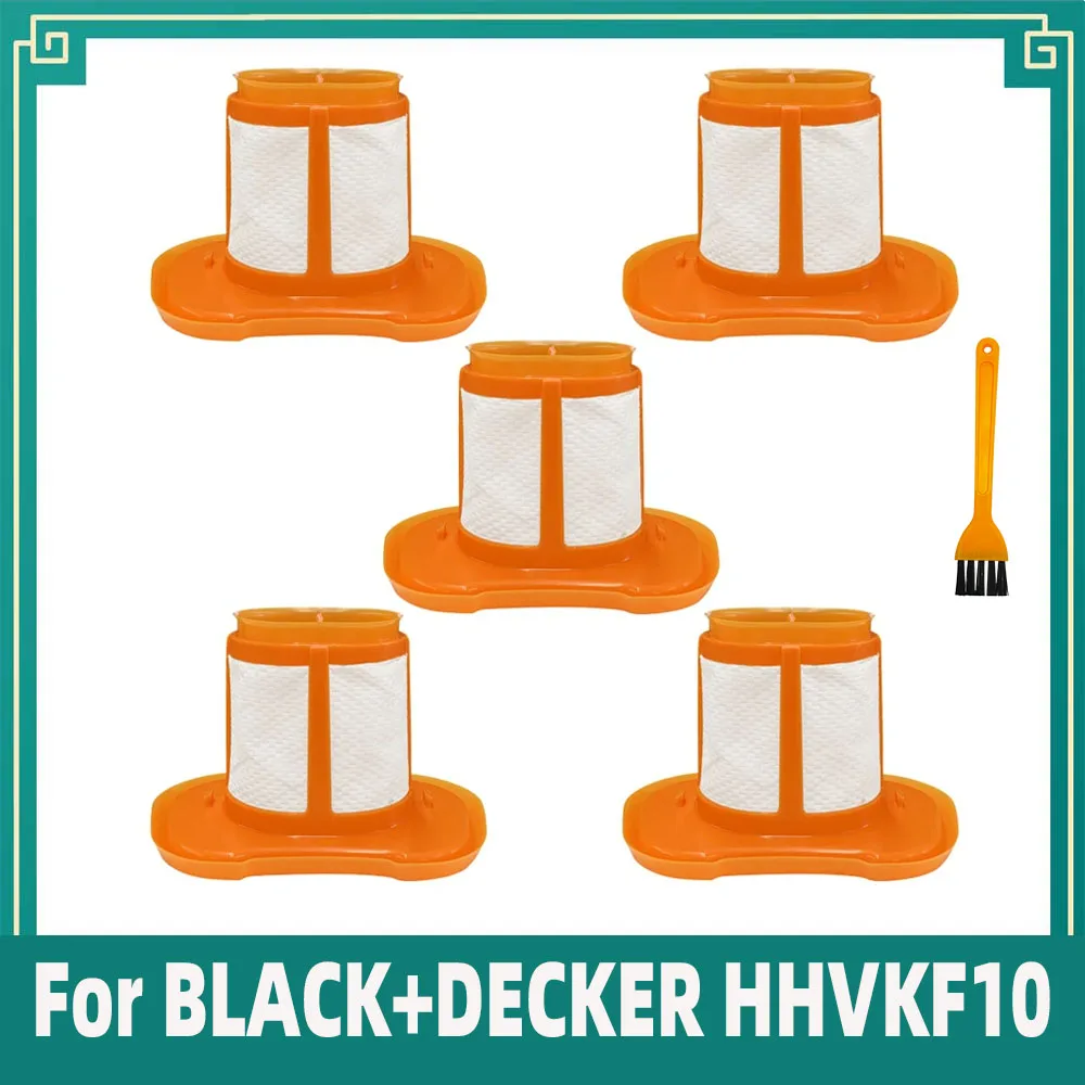 Compatible for BLACK+DECKER HHVKF10 Vacuum Cleaner Washable Filter Accessories Spare Parts Replacement Attachment Kit