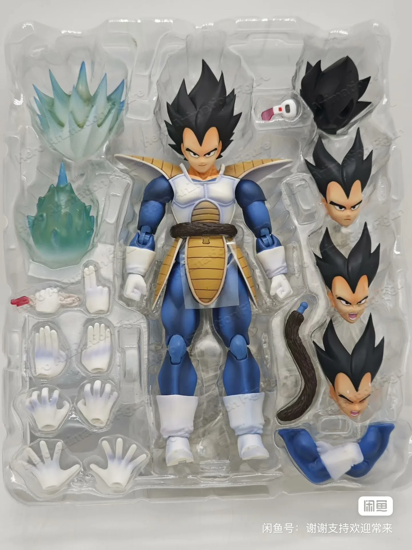 

In Stock 100% Original Bandai S.H.Figuarts Dragon Ball Z Vegeta 1.0 Black Anime Action Figure Collectible Model Toy