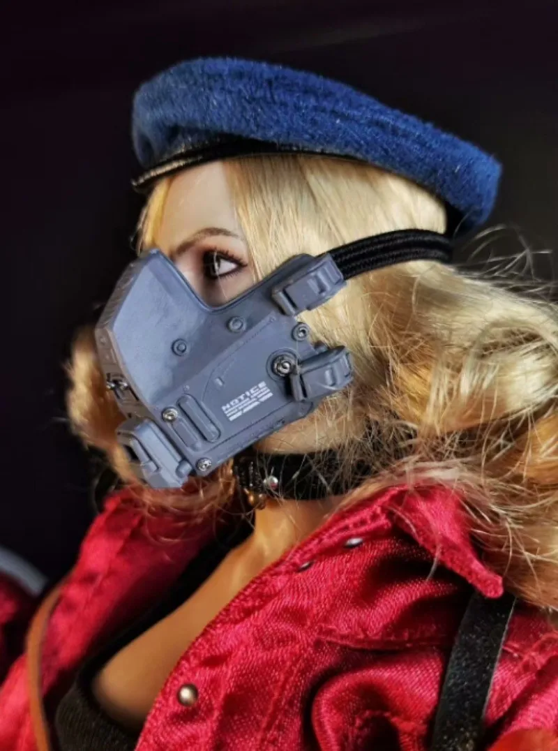 Modello di maschera da soldato in scala 1/12 per figura da 6''