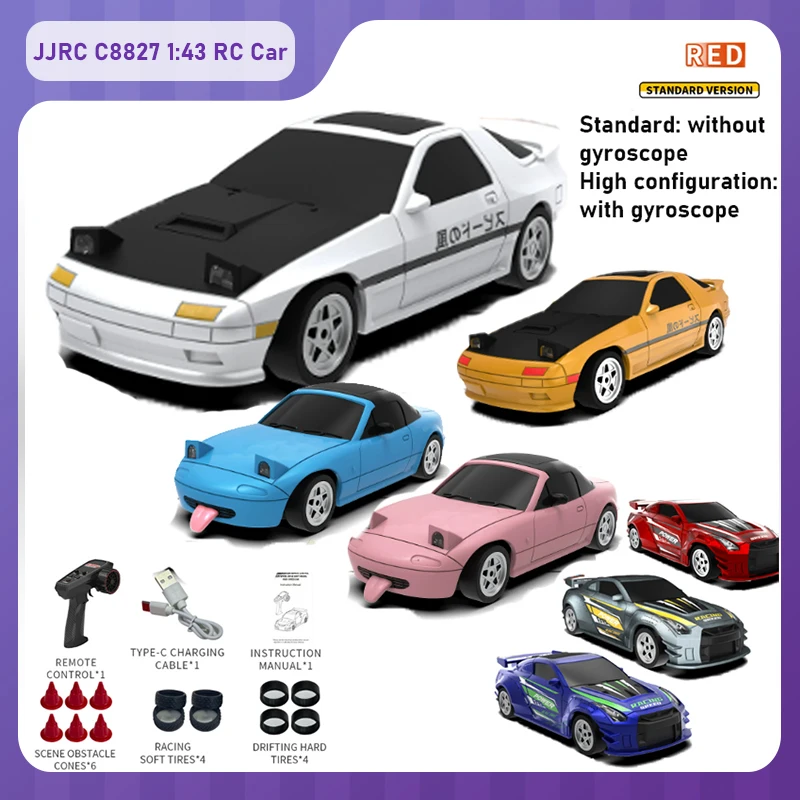 

Новый JJRC C8827 RC Car 1:43 4WD Электрический RC Drift Car Полномасштабный ESP Гироскоп Мини Настольный RC Гоночная Модель Крутые Огни Подарок