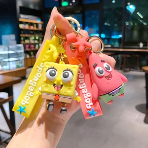 SpongeBob Square Hosen Anhänger für Kinder, Big Star, Octopus, Bruderpuppe, schöne Tasche Anhänger Schlüsselbund, Rucksackdekoration, Geschenke 12 HauptverkaufsspongeBob Grande - №4