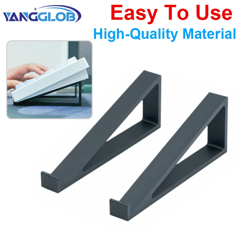 1 Pair New Portable Keyboard Elevated Stand Raised Keyboard Angle Accessories Computer Keyboard Riser Plastic Monitor Holder