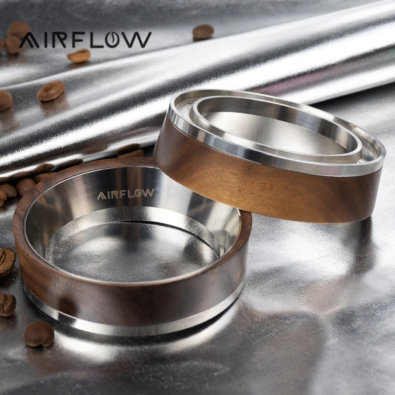 AIRFLOW Coffee Dosing Ring Stainless Steel For 58MM Portafilter Coffee Handle Cloth Powder Ring Barista Espresso Accessories