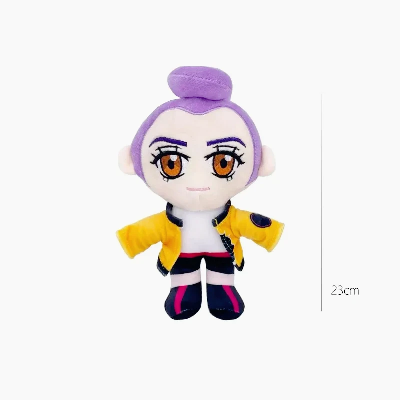 Anime Hunters Plush toys Cute Purple Tiger Black Hat Magpie With 3 Eyes Monster Hunt Girl Group Stuffed For Fans Kids Gifts