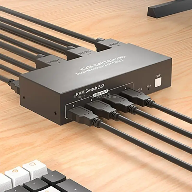 

Переключатели HDTV на 2 устройства для двойных экранов. Вертикальный компактный дизайн. Расширенный режим репликации. Быстрая