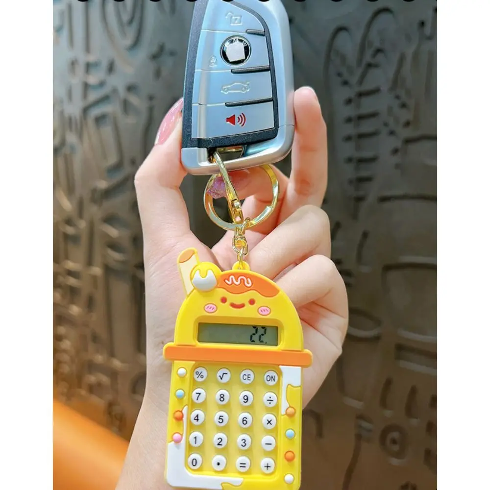 kawaii mini keychain calculator