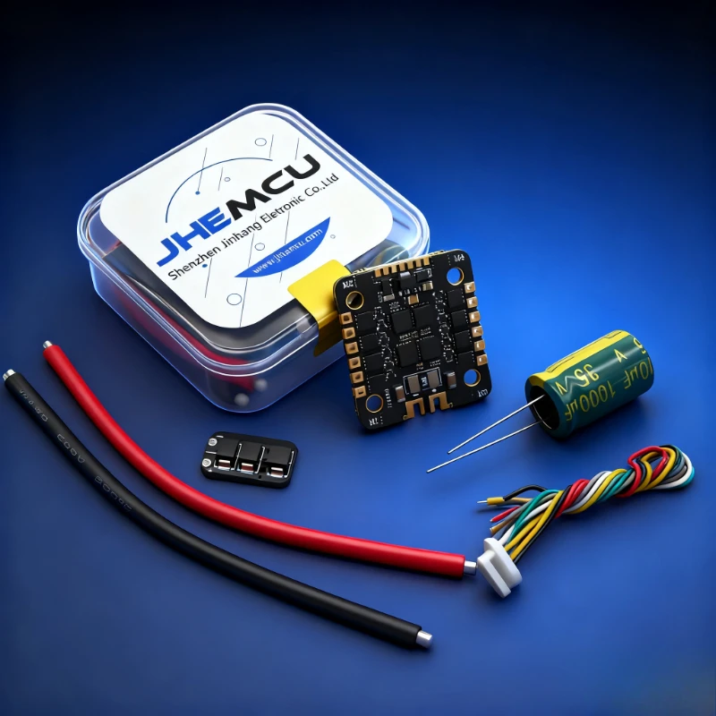 

FPV Racing Drone 40A 4in1 ESC - JHEMCU EM40A BLHeli_S with DSHOT600 - 2-6S LiPo Compatible - 20x20mm Mounting Pattern