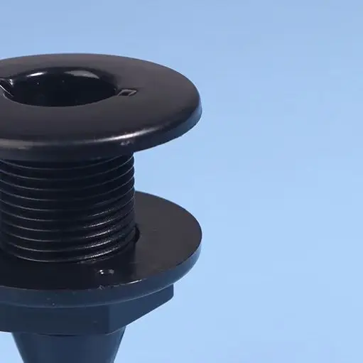 

Boat Through Hull Connector 3/4in Straight ABS Plastic Hose Coupling Drain Outlet Accessory Drain Scupper Thru Hull Fitting