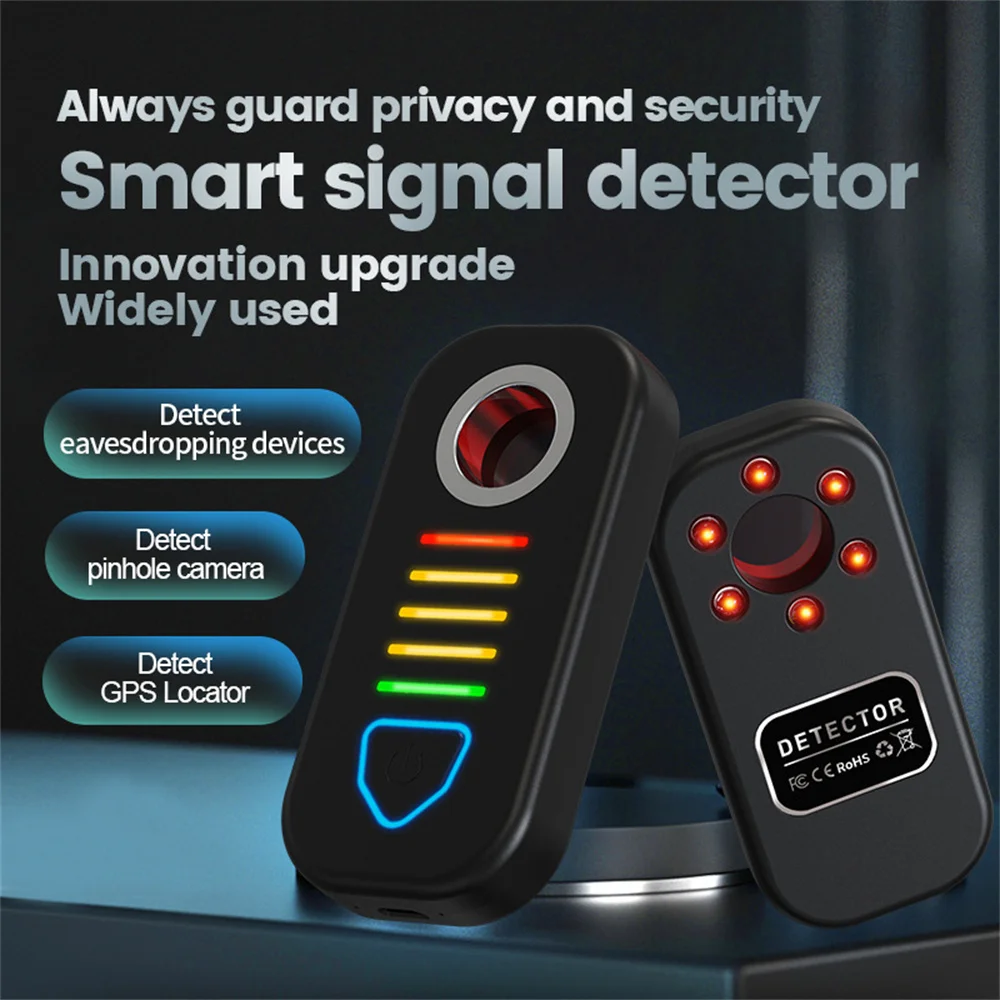 

RF Signal Hidden Camera Detector Anti Spy Pinhole Camara Magnetic GPS Locator Wireless Audio GSM Bug Finder Signal Scanner