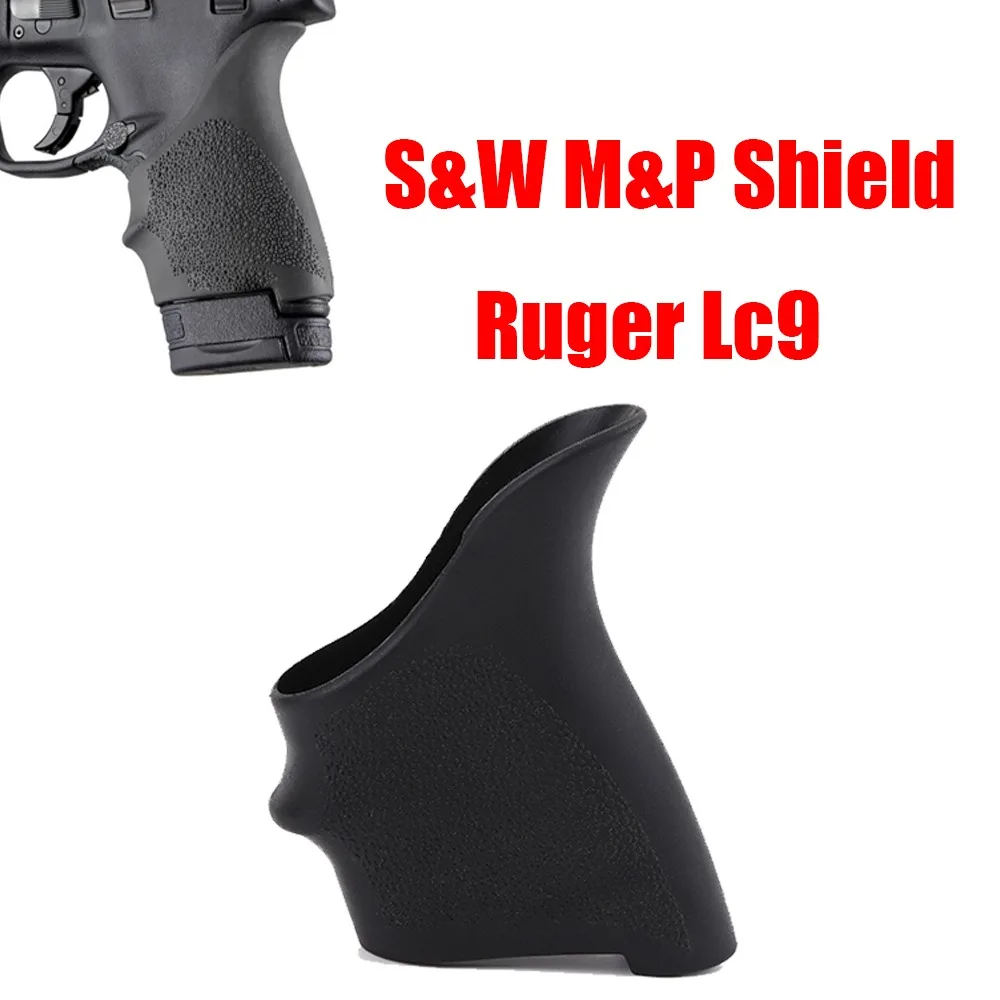 

MAGORUI Grip Sleeve For S&W M&P Shield 9mm & .40 S&W / Ruger LC9, EC9 Handgun Rubber Cover Accessories Anti-slip