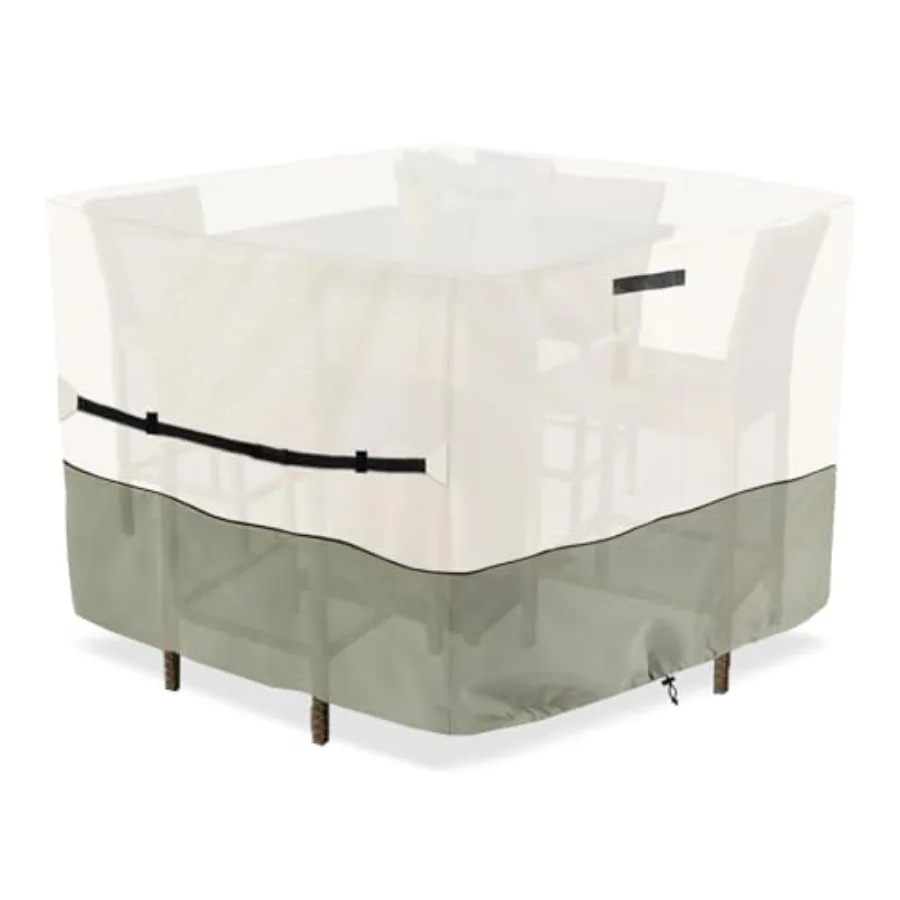 

Square Patio Furniture Cover for 5-Piece Bar Height Patio Dining Set Covers100% Waterproof Outdoor 60 Inch Square High Wicker B