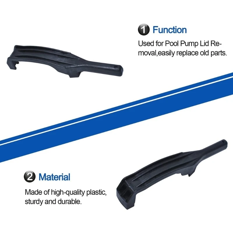 필수 풀 펌프 뚜껑 제거 도구 풀 펌프 커버 오프너 풀 장비 수리 도구 Dropshipping을위한 플라스틱 소재